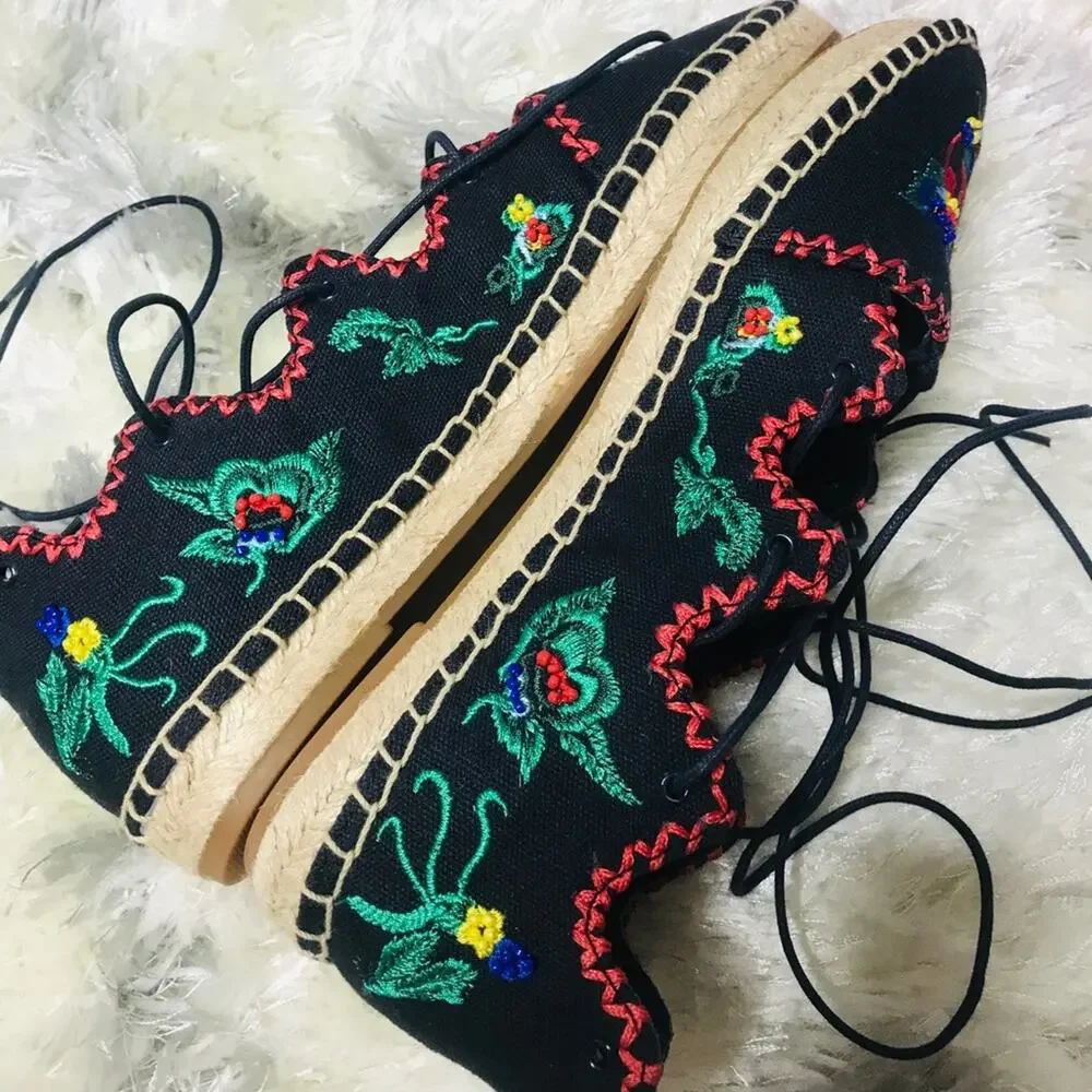 Tory Burch Sonoma Gillie Espadrille-Canvas